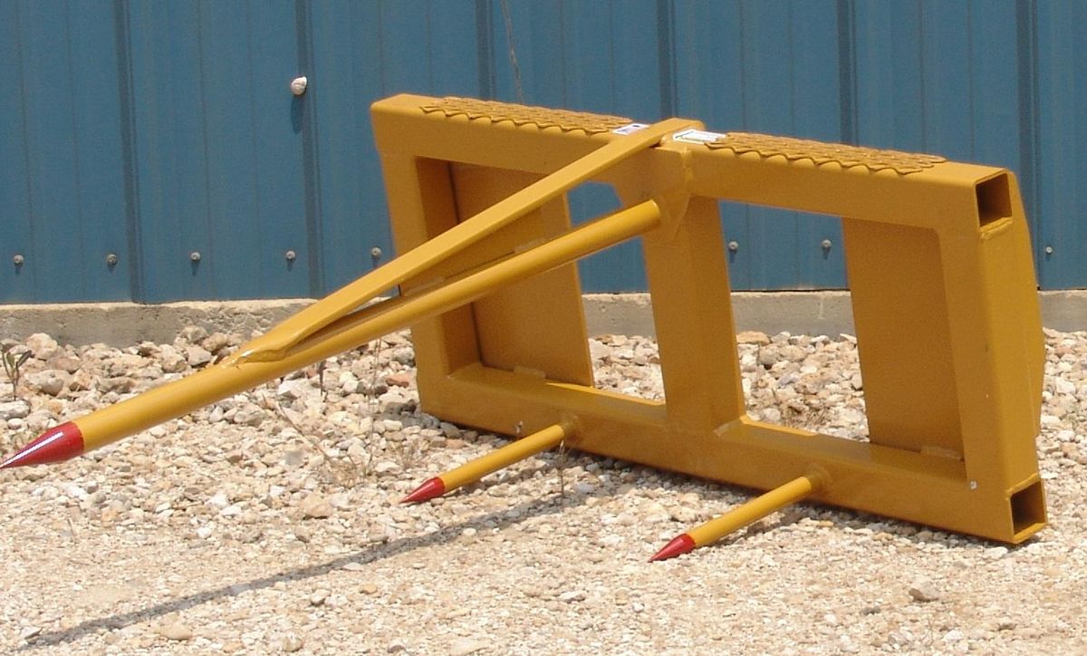 Hay King Model 30-SHD bale loader spike