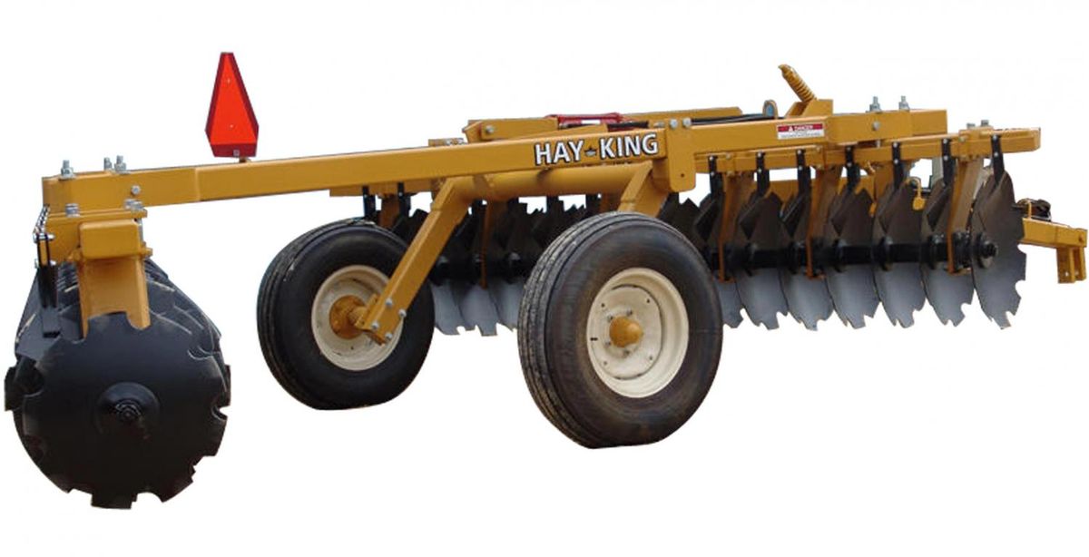 Hay King OPDM 3222 pull-type offset disc harrow
